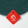 Serving napkin on the table "Kotya", d = 29 cm, green color