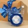 Satin tape “Happy New Year!”, Blue, 4 cm x 22.5 m
