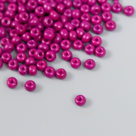 Glass beads 6/0 "blackberry" 15 grams