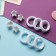 Hair Set "Zeadnitsa" (12 elastic bands 2 cm, 4 crab) stars, white