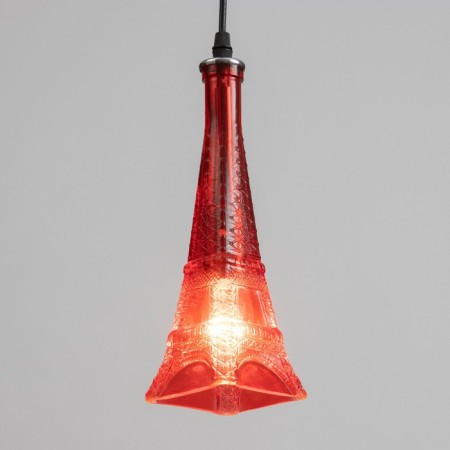 Suspendor "Eiffel" E14 40W Red 8x8x27-127cm-2