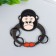 A keyboard-keyword metal "Gorilla-Boxer-Games ended" 5.3x4.6 cm