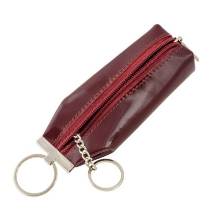 Key case K-118, lightning, red, dark, smooth-1