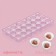 Konfinetta chocolate form "Rose", 27.5 × 13.5 × 3 cm, 21 cells, color transparent