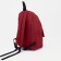 Youth backpack from textiles, 4 pockets, red color
