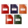 Notebook 24 sheets in the line is a monophonic "classic with a corner", cover shaking cardboard, VD-LK, OFSET block, mix