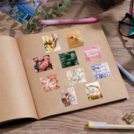 Stickers set "Beauty around", 6 x 7 cm, 10 pcs-3