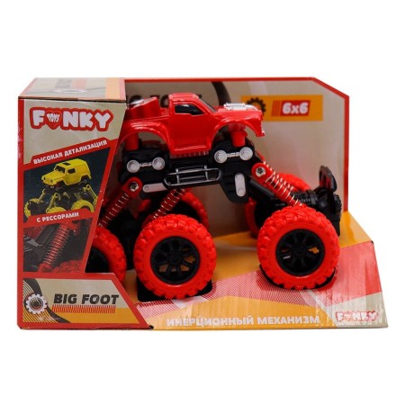 Inertial Funky Toys “SUV” machine, red color-3