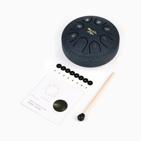 Musical instrument Glucophone Music Life, 11.4 cm, 8 petals, black-1