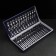 Diningral "Triumph", thickness 2 mm, decorative box, 48 objects, silver color