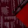 Flower film matte "recognition", burgundy, red, 0.58 x 10 m