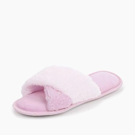 Slippers No. 3 women, size 36.5, white purple color