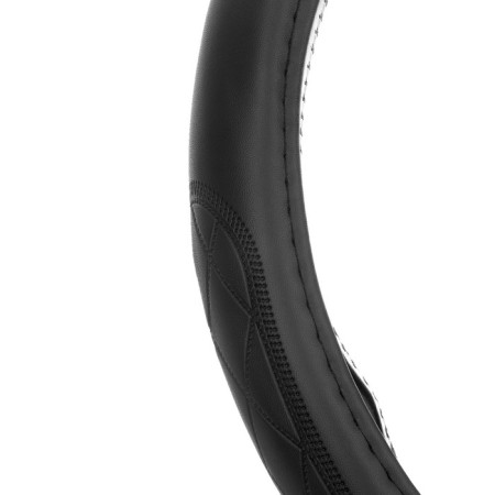Torso steering wheel, Pu, pattern, size 38 cm, black-1