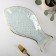 Glass Serving "Fish", 18 × 33 cm, with a golden border