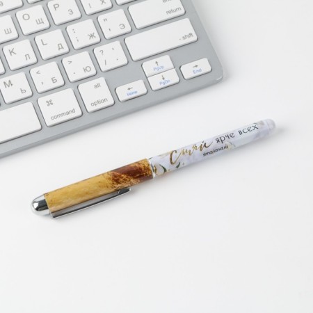 Ballpack plastic handle in the card "Shine brighter than all" blue paste 1.0 mm-1