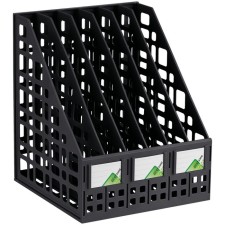 Capital, vertical, 6 departments, black
