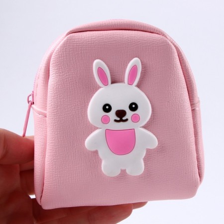 Bag for the doll "Rabbit", pink color-4