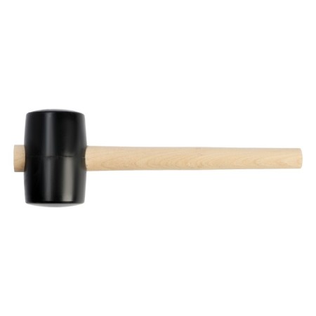 Kiyanka scrap, wooden handle, black rubber, 65 mm, 500 g-1