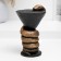 The piggy bank "Snake with a cup" bronze, 15x10cm