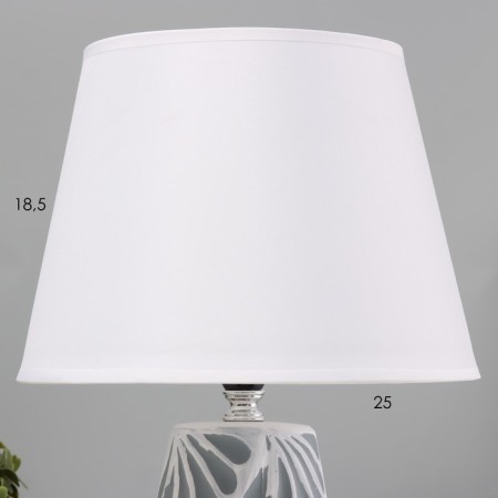 Aisha table lamp E14 40W white-gray 22x22x36 cm-2