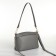 Bag Women's Cross-Bodi with a zipper, gray color