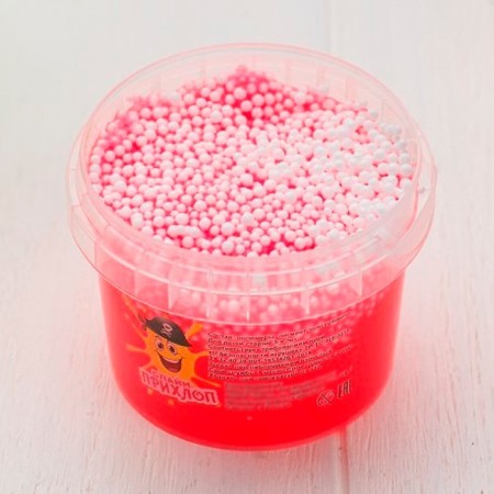 Slime "Boy Pirate" red with balls, 90 g-1