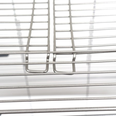 Birds Cage "Piggers" No. 105, collapsible, 3 sections, 58 x 40 x 126cm, gray-18
