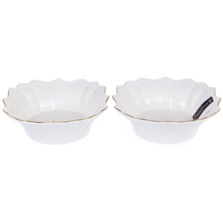 A set of curly salad bowls Balsford "Grace", porcelain, d = 16 cm, 2 pcs-1