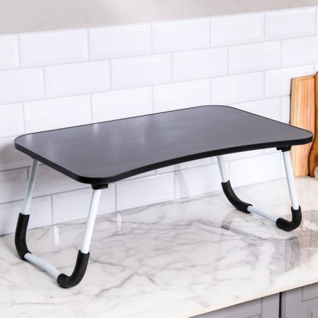 Table - breakfast tray, for a laptop, folding, gray, 60x40 cm-6