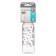 A bottle of feeding "Bear Basic", a classic throat, 250 ml., 3 months., White/turquoise color