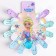 Hair hair clip, 10 pieces, cold heart