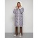 Coat insulated winter female, size 52, color gray