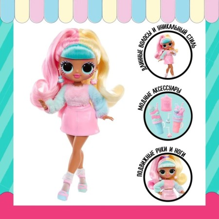 Doll "Candilish", OMG Sweet Nails, with accessories-1