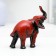 Figure "Elephant" red, 13x5x14cm
