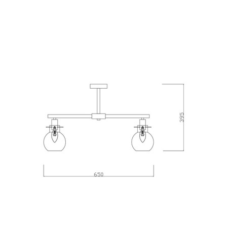 Chandelier 60W, 6he14, 39.5x65 cm, gold-3