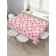 Tables on the table "Vanilla Hearts", rectangular, Saten, size 120x145 cm