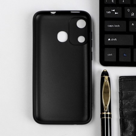 Red Line Ultimate case for ITEL A27, silicone, black-1