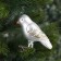 Christmas tree decoration "Vorozhushki" (set 2 pcs) 9x4 cm silver