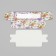 Box for Makarun, confectionery packaging "Botanika Lilac flowers" 18 x 5.5 x 5.5 cm