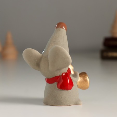 Souvenir Ceramics "Gray Mouse-Trubach" 5.1x5.1x7.5 cm-2