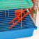 Mini cage for rodents, two -tier, with a shelf, house and a mix of labyrinths