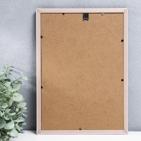 Photo frame Plastic A4 Format "Eco-style with a gold frame" 32.3x23.8 cm-2