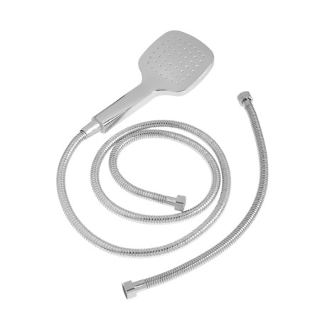 The shower system Zein Z1004, tropical and hand watering can, hoses, stand, soap dish, chrome-14