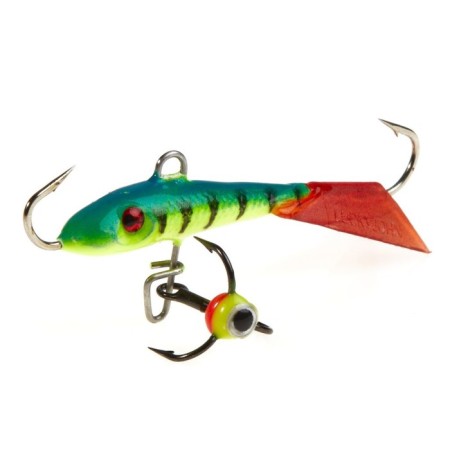 Balancir Lucky John Fin 3 + tee, 4 cm, color 36rt blister-3