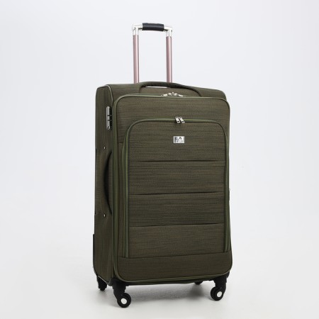 Big suitcase 28 ", lightning department, code castle, 4 wheels, outer pocket, khaki color-1