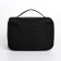 Cosmetic bag with lightning, black color