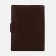 Male purse on the button, 3 in 1, for auto documents, passports, cards, bills, brown color