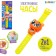 Electronic clock "Bold Bear", Orange color