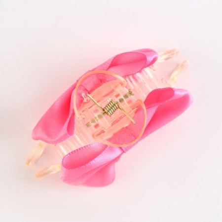 Hair crab with textile decor My Little Princess, 5 x 5 x 2.9 cm-3