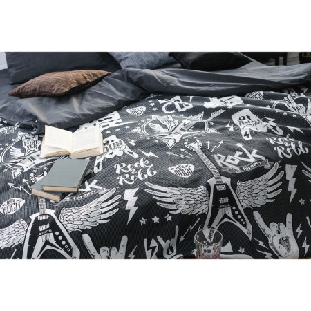 Rock & Roll bedding Ethel, 143 × 215 cm (2 pcs.), 220 × 240 cm, 70 × 70 cm (2 pcs.), Cotton 100 %, calico-11